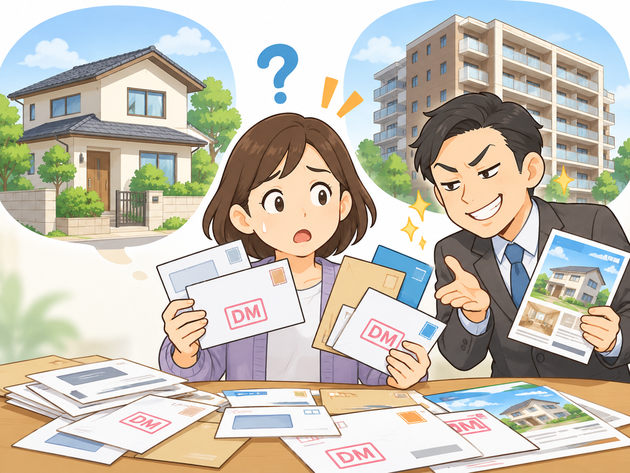 相続登記をすると不動産会社から営業の手紙が届く？