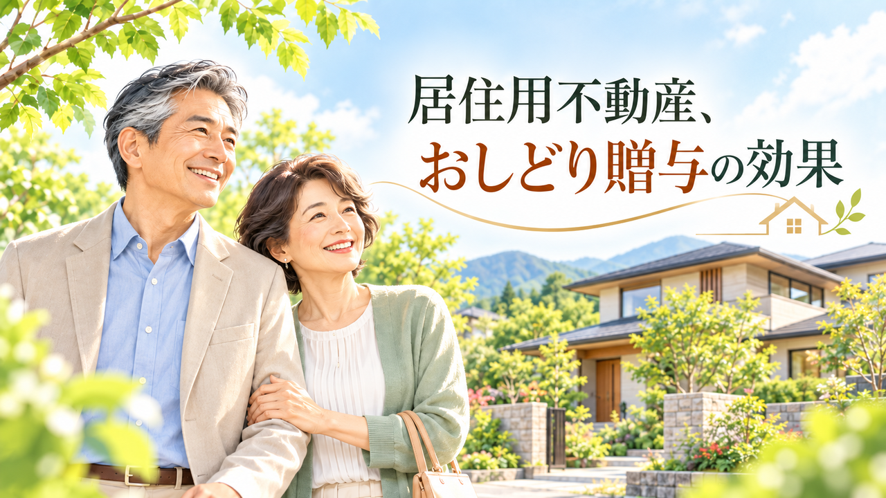 居住用不動産、おしどり贈与の効果