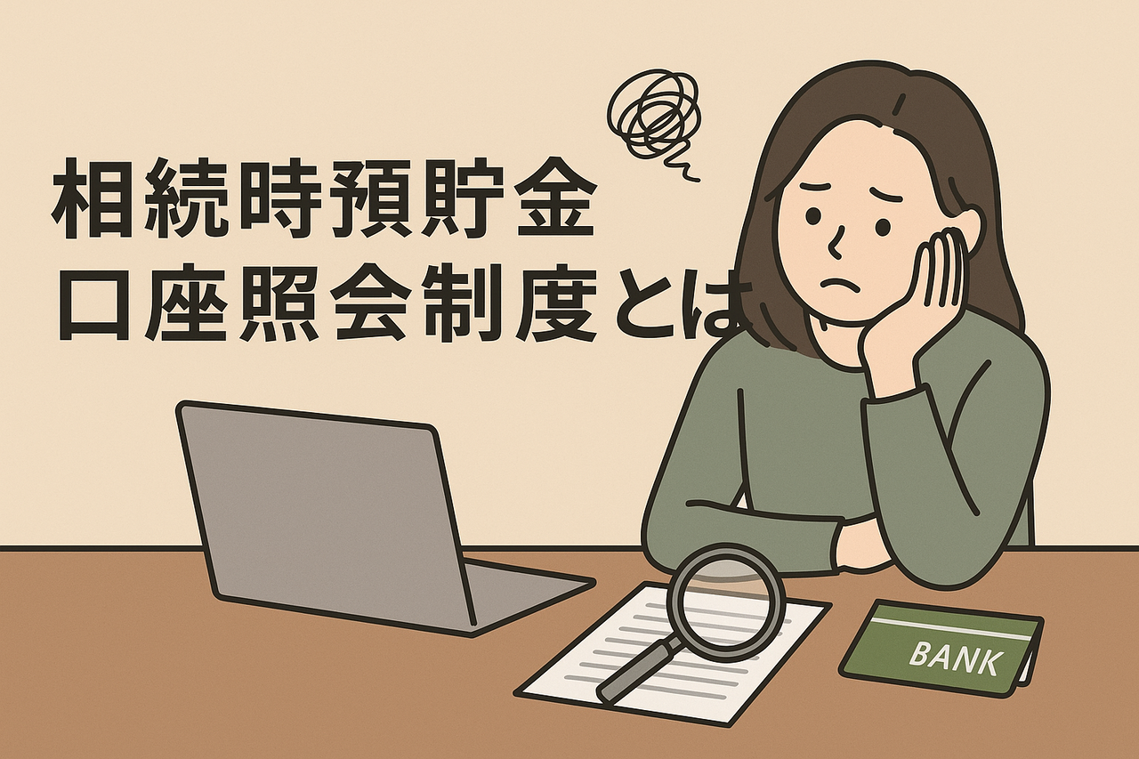 相続時預貯金口座照会制度