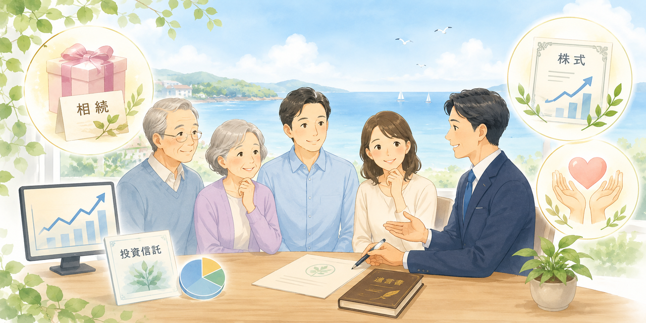 遺言書で株式や投資信託を相続させたいときの注意点
