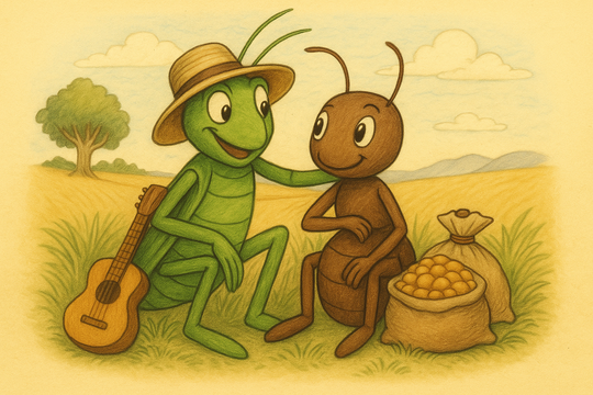 アリとキリギリス