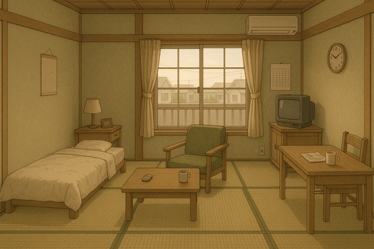 高齢者一人暮らしの部屋