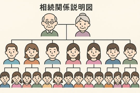 相続関係説明図メガ共有
